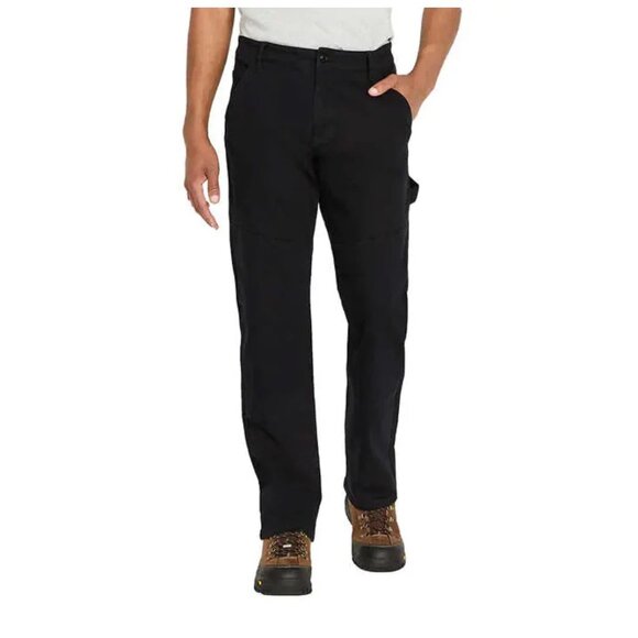 Caterpillar CAT Carpenter Work Pants Mens 40 x 34 Black Tool Pockets Double Knee - Picture 9 of 15